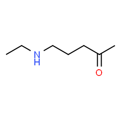 5-(ethylamino)pentan-2-one structure