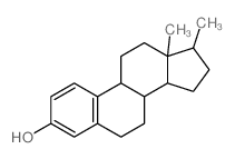13,17-dimethyl-6,7,8,9,11,12,14,15,16,17-decahydrocyclopenta[a]phenanthren-3-ol structure