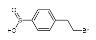 4-(2-bromoethyl)benzenesulfinic acid结构式