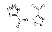 mercury(2+),5-nitro-1,2,3-triaza-4-azanidacyclopenta-2,5-diene Structure