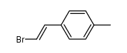 (E)-β-bromo-p-methylstyrene结构式