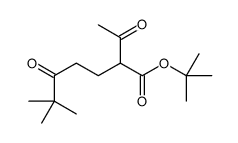 tert-butyl 2-acetyl-6,6-dimethyl-5-oxoheptanoate Structure