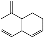 3-Ethenyl-4-(1-methylethenyl)-1-cyclohexene Structure