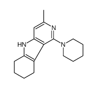 3-methyl-1-piperidin-1-yl-6,7,8,9-tetrahydro-5H-pyrido[4,3-b]indole Structure