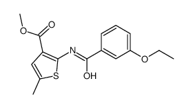 methyl 2-[(3-ethoxybenzoyl)amino]-5-methylthiophene-3-carboxylate Structure