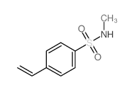 Benzenesulfonamide,4-ethenyl-N-methyl- Structure