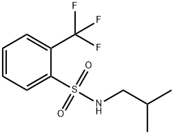 N-isobutyl-2-(trifluoromethyl)benzenesulfonamide结构式