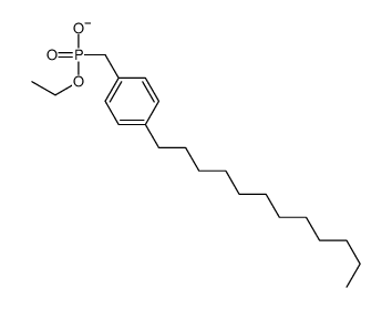 (4-dodecylphenyl)methyl-ethoxyphosphinate结构式