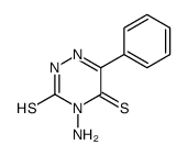 4-amino-6-phenyl-2H-1,2,4-triazine-3,5-dithione Structure
