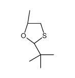 (2R,5R)-2-tert-butyl-5-methyl-1,3-oxathiolane Structure