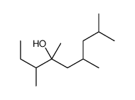 3,4,6,8-tetramethylnonan-4-ol Structure