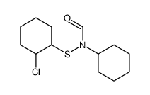N-(2-chlorocyclohexyl)sulfanyl-N-cyclohexylformamide Structure
