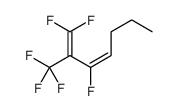 1,1,3-trifluoro-2-(trifluoromethyl)hepta-1,3-diene Structure
