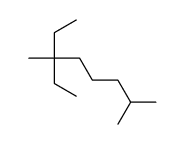 6-ethyl-2,6-dimethyloctane结构式