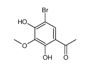 1-(5-bromo-2,4-dihydroxy-3-methoxyphenyl)ethanone结构式
