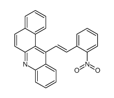 12-(o-Nitrostyryl)benz[a]acridine structure