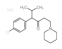 4-(4-chlorophenyl)-5-methyl-1-(1-piperidyl)hexan-3-one Structure