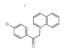 Quinolinium,1-[2-(4-bromophenyl)-2-oxoethyl]-, iodide (1:1) picture