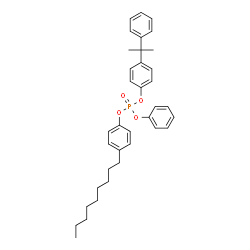 (1-methyl-1-phenylethyl)phenyl nonylphenyl phenyl phosphate结构式