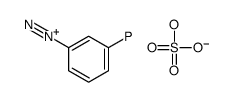 hydrogen sulfate,3-phosphanylbenzenediazonium结构式