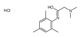 dimethyl-[2-oxo-2-(2,4,6-trimethylanilino)ethyl]azanium,chloride Structure