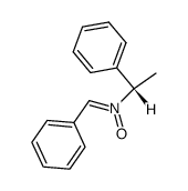 N-benzylidene-(S)-α-methylbenzylamine N-oxide Structure
