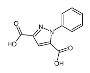 1-phenyl-1H-pyrazole-3,5-dicarboxylic acid结构式
