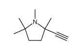 Pyrrolidine, 2-ethynyl-1,2,5,5-tetramethyl- (7CI,8CI)结构式