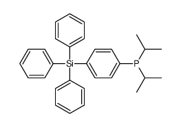 di(propan-2-yl)-(4-triphenylsilylphenyl)phosphane Structure