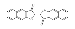 [2,2']bi[naphtho[2,3-b]thiophenylidene]-3,3'-dione Structure