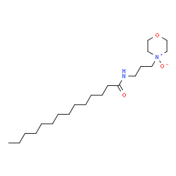 N-(3-morpholinopropyl)myristamide N-oxide结构式