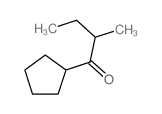 1-Butanone,1-cyclopentyl-2-methyl- Structure