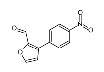 3-(4-nitrophenyl)furan-2-carbaldehyde结构式