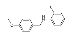 2-iodo-N-(4-methoxybenzyl)aniline Structure