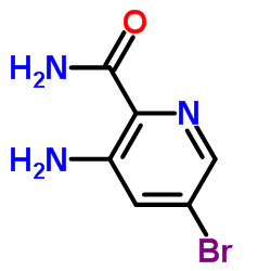 3-Amino-5-bromopyridine-2-carboxamide structure