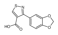 3-benzo[1,3]dioxol-5-yl-isothiazole-4-carboxylic acid Structure