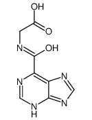 2-(7H-purine-6-carbonylamino)acetic acid Structure