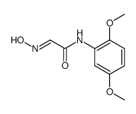 N-(2,5-dimethoxyphenyl)-2-(hydroxyimino)acetamide结构式