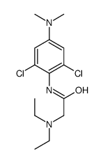 2',6'-Dichloro-2-(diethylamino)-4'-(dimethylamino)acetanilide structure