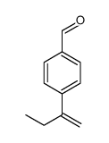 Benzaldehyde, 4-(1-methylenepropyl)- (9CI) structure