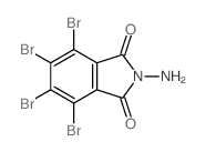 1H-Isoindole-1,3(2H)-dione,2-amino-4,5,6,7-tetrabromo- structure