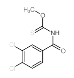 Carbamic acid,(3,4-dichlorobenzoyl)thio-, O-methyl ester (8CI) Structure