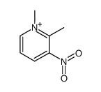 1,2-dimethyl-3-nitro-pyridinium Structure