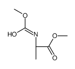 Alanine, N-(methoxycarbonyl)-, methyl ester (9CI) Structure