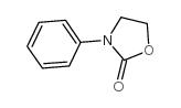 3-苯基-2-噁唑烷酮结构式