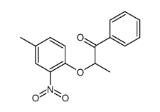 2-(4-methyl-2-nitrophenoxy)-1-phenylpropan-1-one Structure