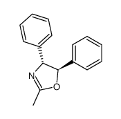 trans-4,5-diphenyl-2-methyl-Δ2-oxazoline Structure