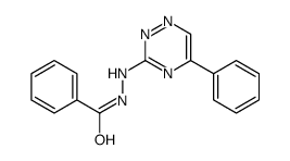 N'-(5-phenyl-1,2,4-triazin-3-yl)benzohydrazide结构式