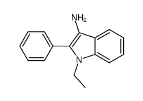 1-ethyl-2-phenylindol-3-amine结构式
