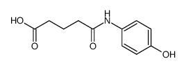 5-[[4-(hydroxy)phenyl] amino]-5-oxo-pentanoic acid结构式